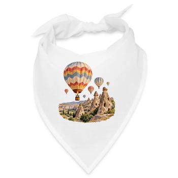 Ballonfahrt über Kappadokische Felsen - Bandana - Weiß - Vorne