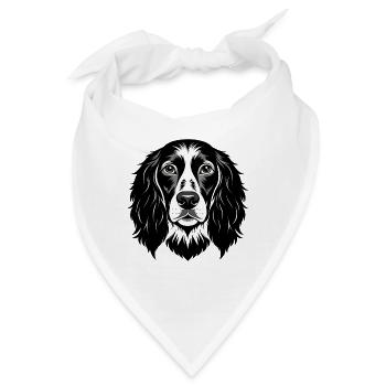 Englischer Springer-Spaniel - Bandana - Weiß - Vorne