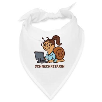 SCHNECKRETÄRIN - Bandana - Weiß - Vorne