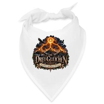 Die Drei Gleichen – Thüringer Sage - Bandana - Weiß - Vorne
