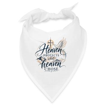 Der Himmel schützt, was der Himmel wählt - Bandana - Weiß - Vorne
