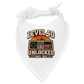 Level 40 Entsperrter Retro-Controller - Bandana - Weiß - Vorne