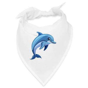 Delfin - Bandana - Weiß - Vorne