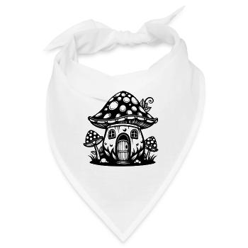 Pilzfeenhaus - Bandana - Weiß - Vorne
