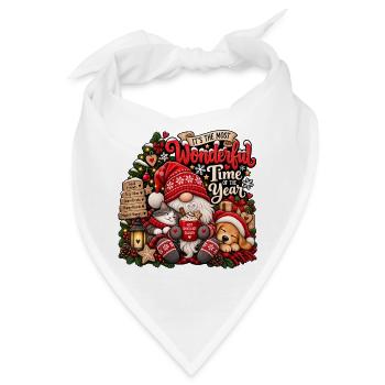 It’s the Most Wonderful Time of the Year - Bandana - Weiß - Vorne