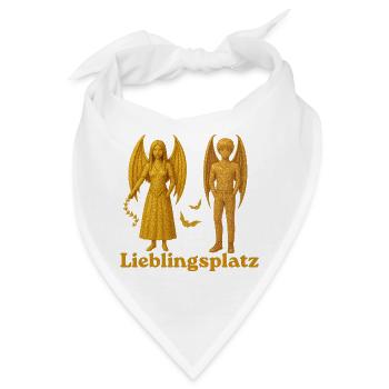 Lieblingsplatz Vampir-Dämonen - Bandana - Weiß - Vorne