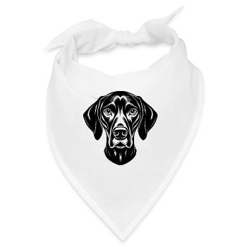 Deutscher Kurzhaar-Pointer - Bandana - Weiß - Vorne