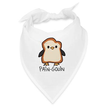 Pinguin Pain-Gouin - Bandana - Weiß - Vorne