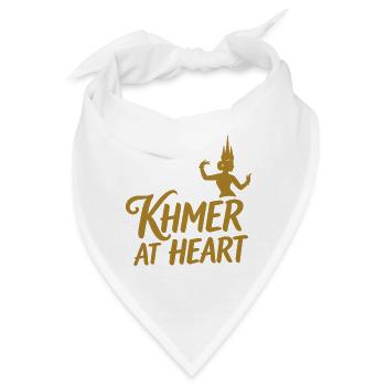 "Khmer im Herzen"-Sammlung – Cambodia in Lights - Bandana - Weiß - Vorne