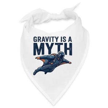 Gravität Mythos – Astronautenflug - Bandana - Weiß - Vorne