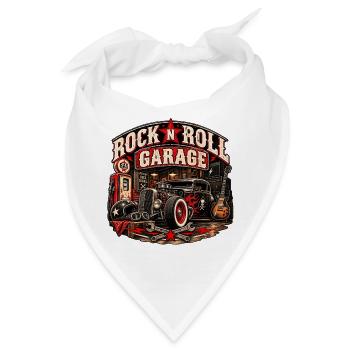 ROCK N ROLL GARAGE | Hot Rod Rebellion - Bandana - Weiß - Vorne