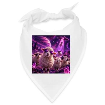 Spacesheep - Bandana - Weiß - Vorne