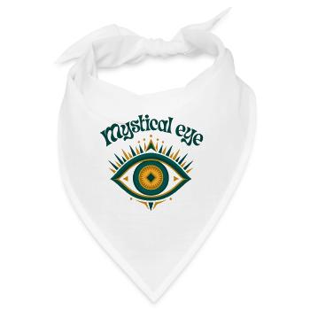 Mystisches Auge - Bandana - Weiß - Vorne
