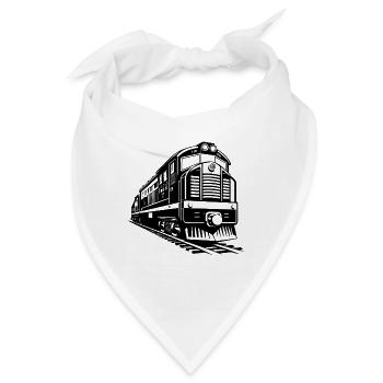 Moderne Diesellokomotivenbahn - Bandana - Weiß - Vorne