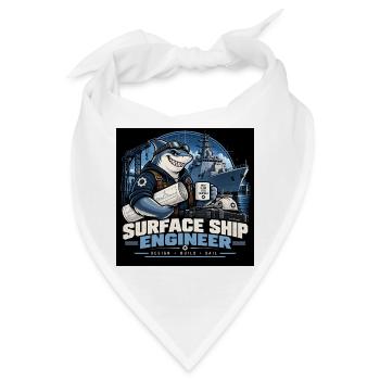 Surface Ship Engineer – Design Build Sail - Bandana - Weiß - Vorne