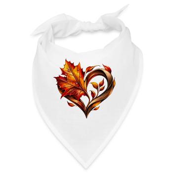 Herbstmensch - Bandana - Weiß - Vorne