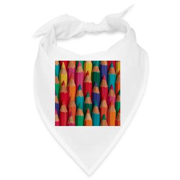 Mehrfarbige Bleistiftpalette - Bandana - Weiß - Vorne