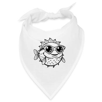 Puppenfisch - Bandana - Weiß - Vorne
