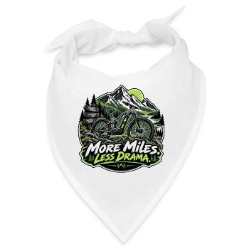 E-Bike Touren - Bandana - Weiß - Vorne