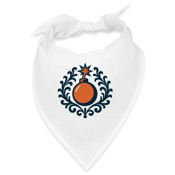 Kreisrahmen Monogramm Icon. Monogramm & Initialen. - Bandana - Weiß - Vorne