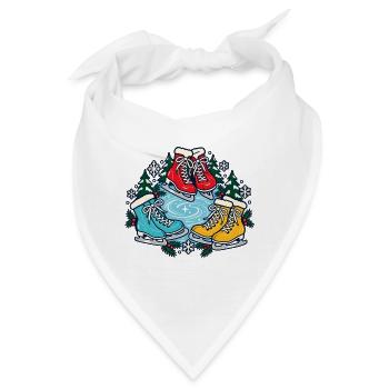 Eislaufcrew – Zusammen aufs Eis - Bandana - Weiß - Vorne