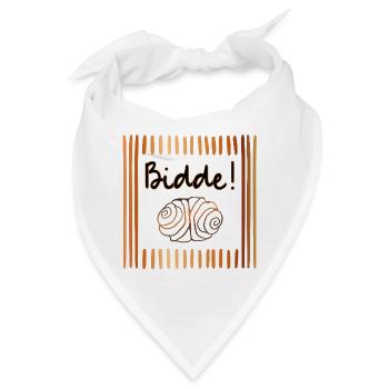 Hamburg Franzbrötchen Bestellung - Bandana - Weiß - Vorne