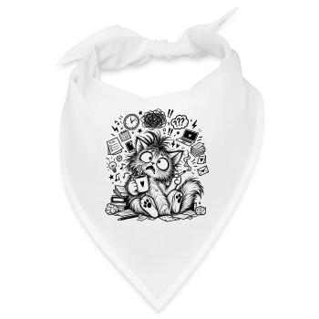 Chaos Cat - Bandana - Weiß - Vorne