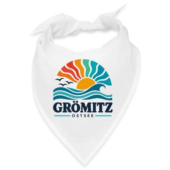 Grömitz - Ostsee - Deutschland - Riesenrad - Bandana - Weiß - Vorne