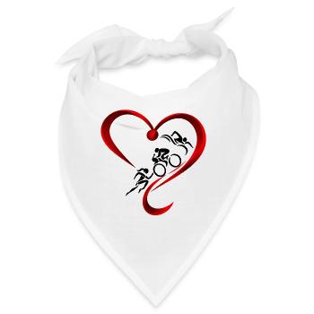 Triathlon-holic - Bandana - Weiß - Vorne