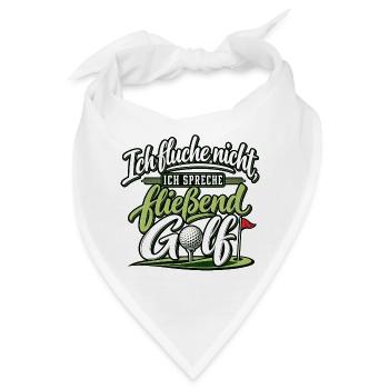 Ich fluche nicht ich spreche fließend Golf - Golfe - Bandana - Weiß - Vorne