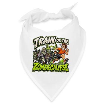 Zombiecalypse – Lauftraining mit Zombiehorde - Bandana - Weiß - Vorne