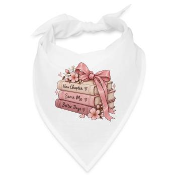 New Chapter Same Me Better Days - Bandana - Weiß - Vorne