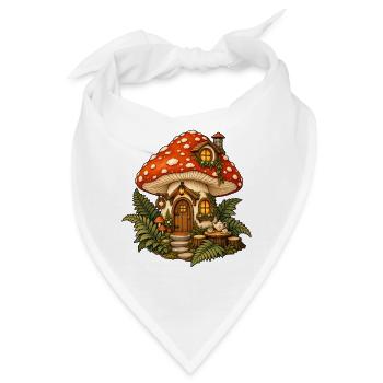 Pilzteehaus – Gemütliches Waldhaus - Bandana - Weiß - Vorne