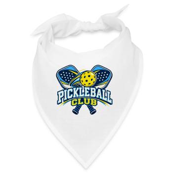 Pickleball-Clublogo - Bandana - Weiß - Vorne