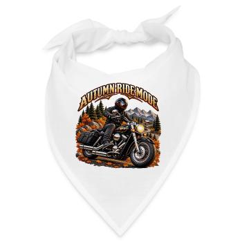 Autumn Ride Mode - Bandana - Weiß - Vorne