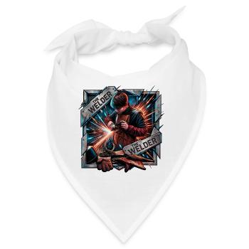 The Welder Funkenkraft - Bandana - Weiß - Vorne