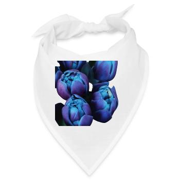 Indigo-Blüten-Tulpen - Bandana - Weiß - Vorne