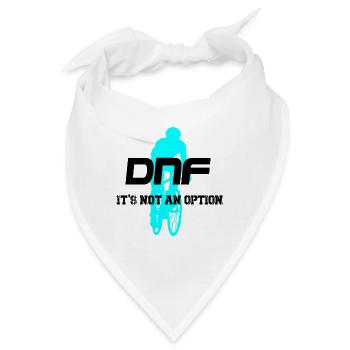 Neon Bike: DNF Das ist keine Option - Bandana - Weiß - Vorne