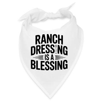 Ranch-Dressing ist ein Segen - Bandana - Weiß - Vorne