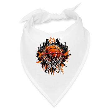 Königlicher Korb Graffiti - Bandana - Weiß - Vorne