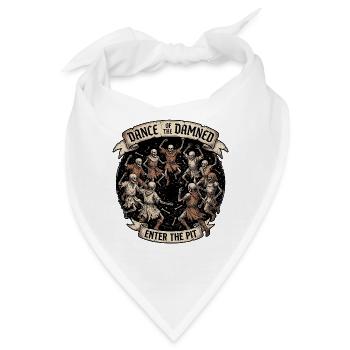 Dance of the Damned - Bandana - Weiß - Vorne