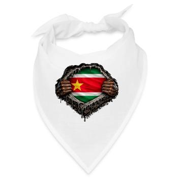 Flagge von Guadeloupe Hyper Realistische Streetwear - Bandana - Weiß - Vorne