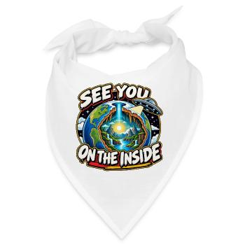 See You On The Inside – Hollow Earth - Bandana - Weiß - Vorne