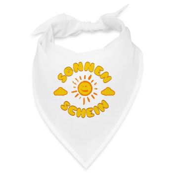 Sonnenschein Sonne Retro Gute Laune Sommer Spruch - Bandana - Weiß - Vorne