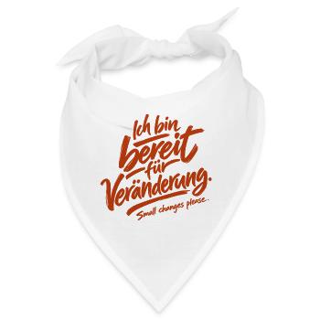 Small changes please. - Bandana - Weiß - Vorne