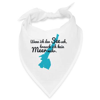 Gardasee - Bandana - Weiß - Vorne