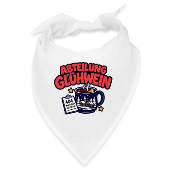 Glühwein Weihnachtsmarkt - Bandana - Weiß - Vorne