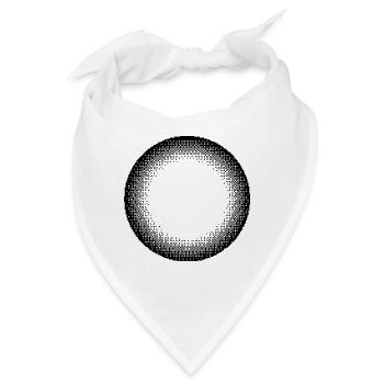 Circle Sun-Design - Bandana - Weiß - Vorne