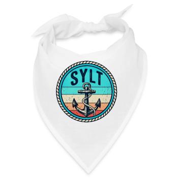 Sylt - Nordsee - Anker - Westerland - Kampen - Bandana - Weiß - Vorne