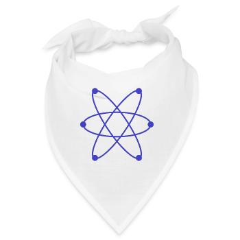 Atom - Bandana - Weiß - Vorne